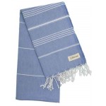 Anatolia Turkish Towel - 37X70 Inches, Grey Blue