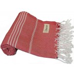 Anatolia Turkish Towel - 37X70 Inches, Red