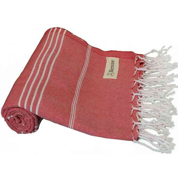 Anatolia Turkish Towel - 37X70 Inches, Red