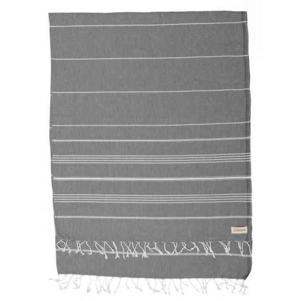 Anatolia XL Throw Blanket  - 61X82 Inches, Anthracite