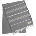 Anatolia XL Throw Blanket  - 61X82 Inches, Anthracite