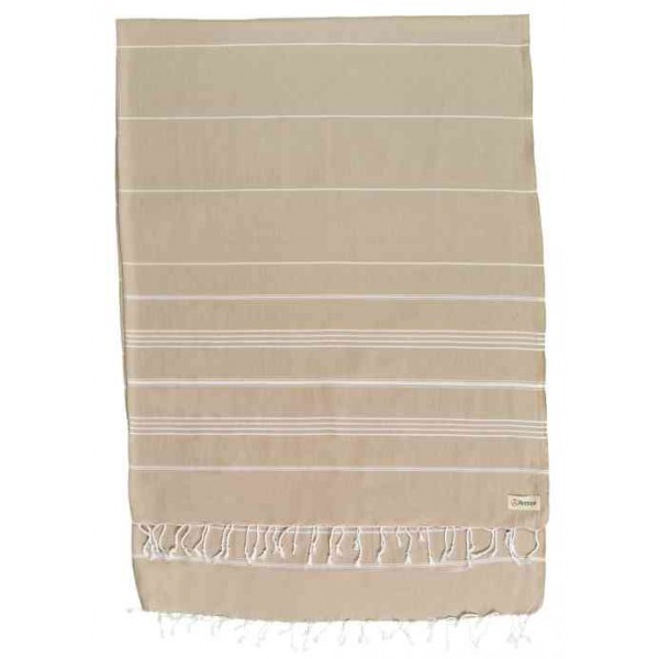 Anatolia XL Throw Blanket  - 61X82 Inches, Beige