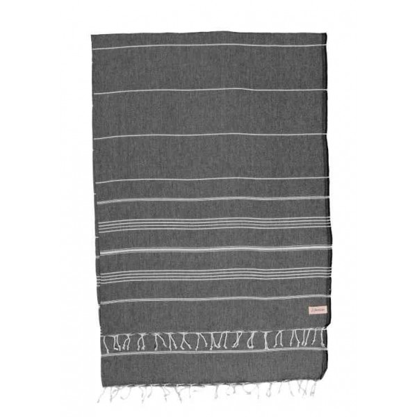 Anatolia XL Throw Blanket  - 61X82 Inches, Black