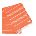 Anatolia XL Throw Blanket  - 61X82 Inches, Dark Orange