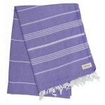 Anatolia XL Throw Blanket  - 61X82 Inches, Dark Purple