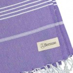 Anatolia XL Throw Blanket  - 61X82 Inches, Dark Purple