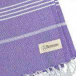 Anatolia XL Throw Blanket  - 61X82 Inches, Dark Purple