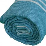 Anatolia XL Throw Blanket  - 61X82 Inches, Sea Blue