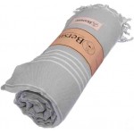 Anatolia XL Throw Blanket  - 61X82 Inches, Silver Grey