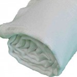 Anatolia XL Throw Blanket  - 61X82 Inches, White