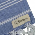 Anatolia Hand Turkish Towel - 22X35 Inches, Grey Blue