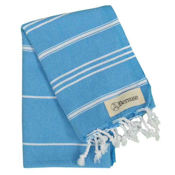 Anatolia Hand Turkish Towel - 22X35 Inches, Ocean Blue