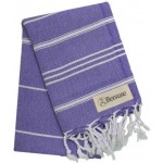 Anatolia Hand Turkish Towel - 22X35 Inches, Dark Purple