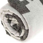 Baja Dual-Layer Turkish Towel -37X70 Inches, Black