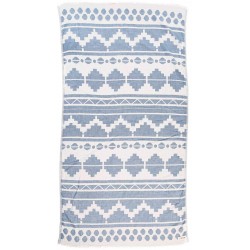 Baja Dual-Layer Turkish Towel -37X70 Inches, Grey Blue