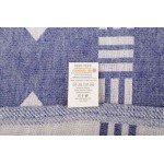 Belize XL Dual Layer Throw Blanket  - 78X94 Inches, Dark Blue
