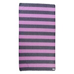 Cayman Turkish Towel - 37X70 Inches, Black/Purple