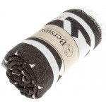 Cozumel Dual-Layer Turkish Towel - 39X71 Inches, Black