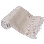 Hierapolis Turkish Towel - 37X70 Inches, Beige