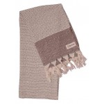 Hierapolis Turkish Towel - 37X70 Inches, Burgundy