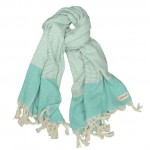 Hierapolis Turkish Towel - 37X70 Inches, Mint Green