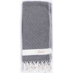 Laodicea Turkish Towel - 39X66 Inches, Black