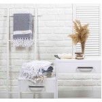 Laodicea Turkish Towel - 39X66 Inches, Black