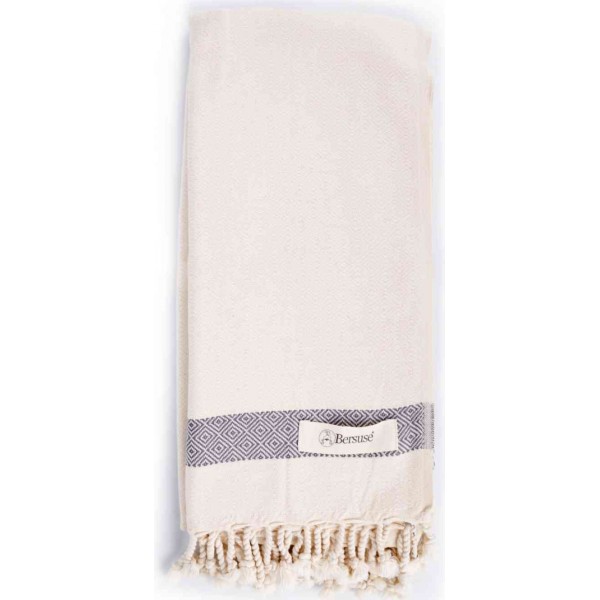 Laodicea Turkish Towel - 39X66 Inches, Natural White