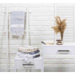 Laodicea Turkish Towel - 39X66 Inches, Silver Grey