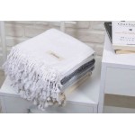 Laodicea Turkish Towel - 39X66 Inches, White