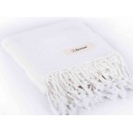 Laodicea Turkish Towel - 39X66 Inches, White