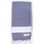 Laodicea Hand Turkish Towel - 21X39 Inches, Dark Blue