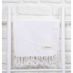 Laodicea Hand Turkish Towel - 21X39 Inches, White