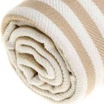Malibu Turkish Towel - 37X70 Inches, Beige
