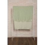 Malibu Turkish Towel - 37X70 Inches, Olive Green