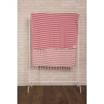 Malibu Turkish Towel - 37X70 Inches, Red