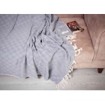 Milas XL Throw Blanket  - 60X90 Inches, Grey