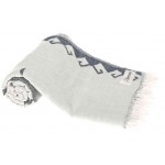 Oaxaca Dual-Layer Turkish Towel -37X70 Inches, Dark Blue