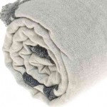 Oaxaca Dual-Layer Turkish Towel -37X70 Inches, Dark Blue