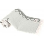 Oaxaca Dual-Layer Turkish Towel -37X70 Inches, Silver Gray