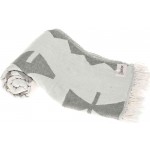Palenque Dual-Layer Turkish Towel -37X70 Inches, Silver Gray
