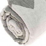 Palenque Dual-Layer Turkish Towel -37X70 Inches, Silver Gray