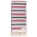 San Jose Turkish Towel - 35X70 inches, Burgundy