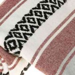 San Jose Turkish Towel - 35X70 inches, Burgundy