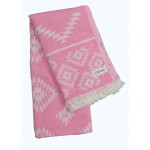 Teotihuacan Dual-Layer Turkish Towel - 37X70 Inches, Mint Green