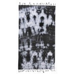 Trinidad Tie Dye Turkish Towel - 38X64 Inches, Black Grey