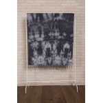 Trinidad Tie Dye Turkish Towel - 38X64 Inches, Black Grey