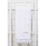 Troy Stonewashed Turkish Towel - 33X66 Inches, White