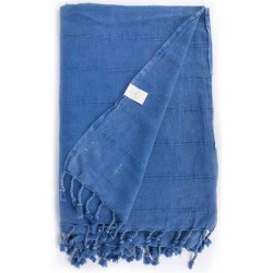 Troy XL Stonewashed Throw Blanket  - 60X82 Inches, Blue