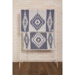 Tulum Dual-Layer Turkish Towel - 37X70 Inches, Dark Blue